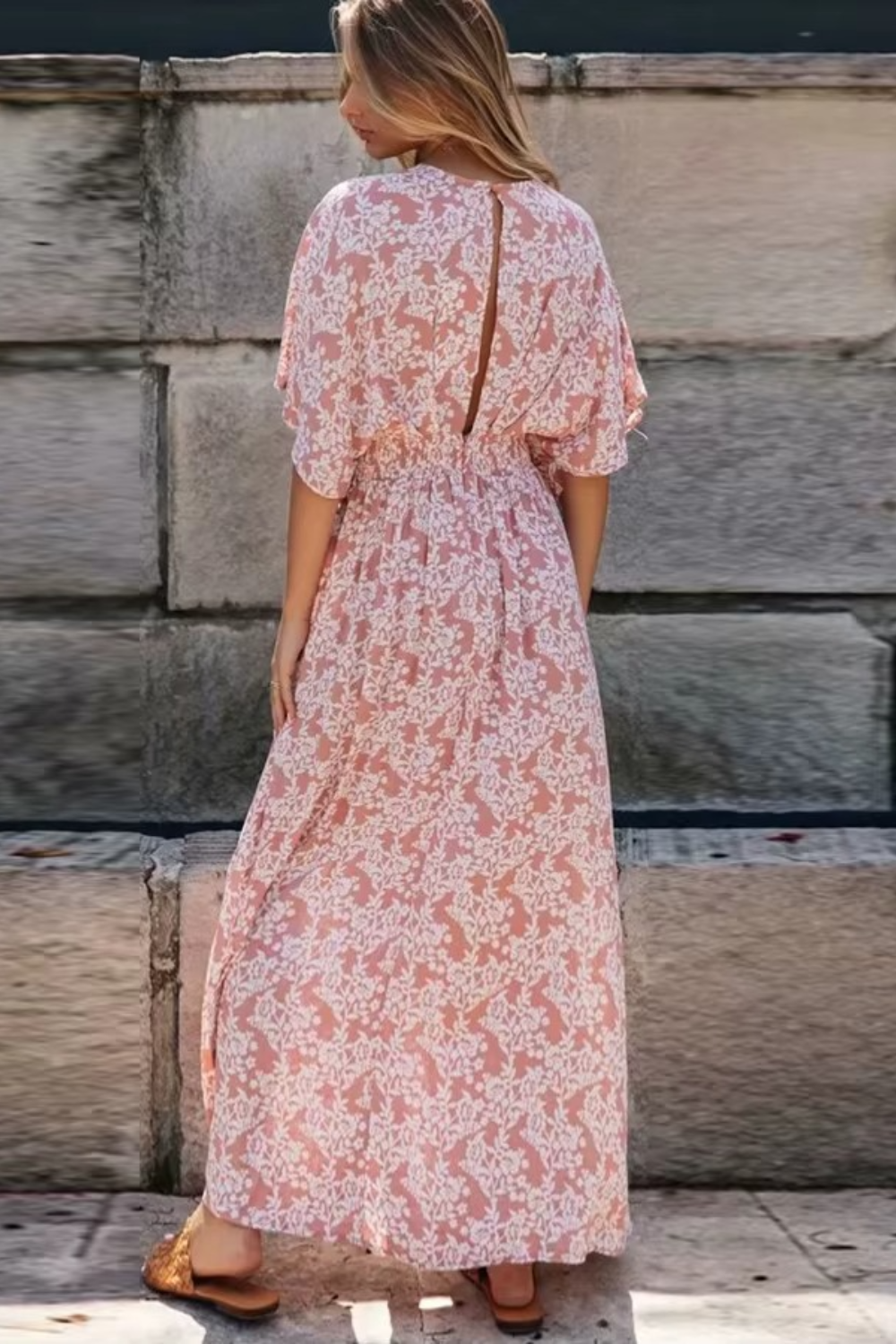 vestido longo, vestido longo floral, vestidos longos, vestidos com elastico, vestido solto, vestido longo evase, vestido floral, vestido acinturado, vestido elegante, vestido longo fresco, vestido longo
