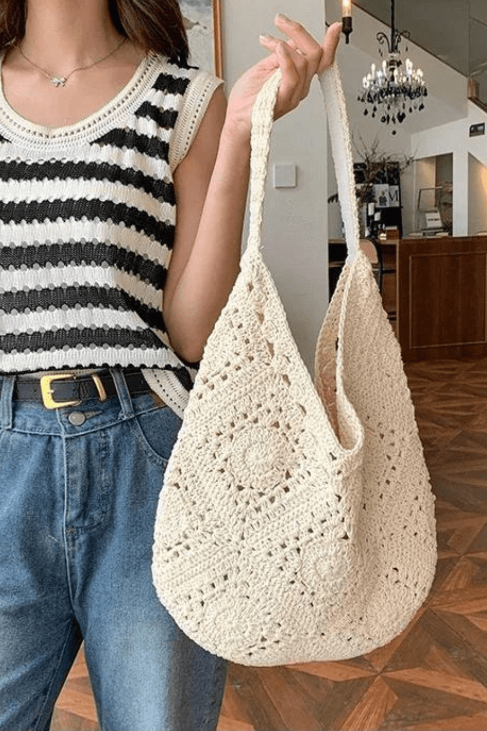 bolsas de crochê bolsa sacola bolsa saco bolsa praia bolsa mole bolsa feminina de praia bolsa de praia bolsa de crochê bolsa de croche fio de malha bolsa crochê