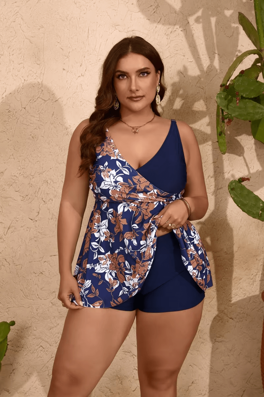 Maio Feminino Conjunto Saida De Praia E Maio Short Roupa De Praia