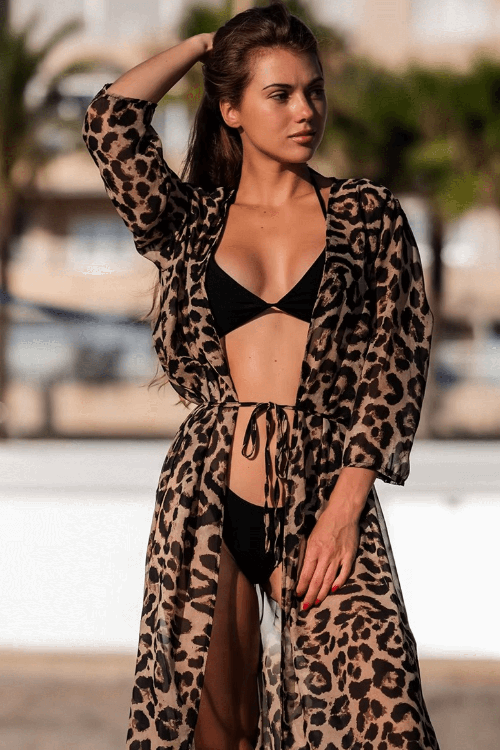 saida de praia longa, saida de praia animal print, saida de praia onça, saida de praia longa leopardo, saida de praia elegante, saida de praia
