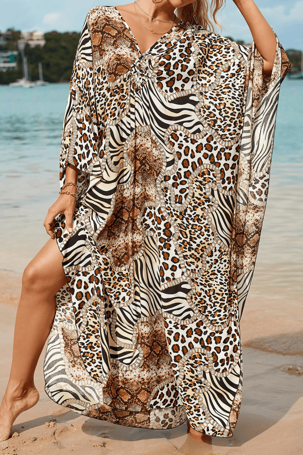 saida de praia longa, saida de praia, saida de praia estampa animal, saida de praia animal print, saidas de praia tendencia, saida de praia folgada, saida de praia soltinha, saidas de praia baliloves, saida de piscina, saidas de banho