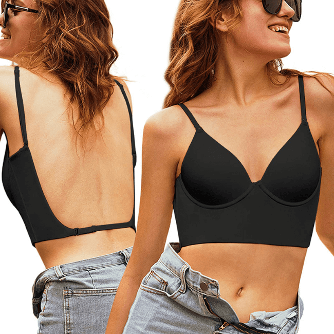 sutia decote profundo, sutia push up, sutia decote costas, sutia para usar com vestido de festa, sutia invisivel, baliloves