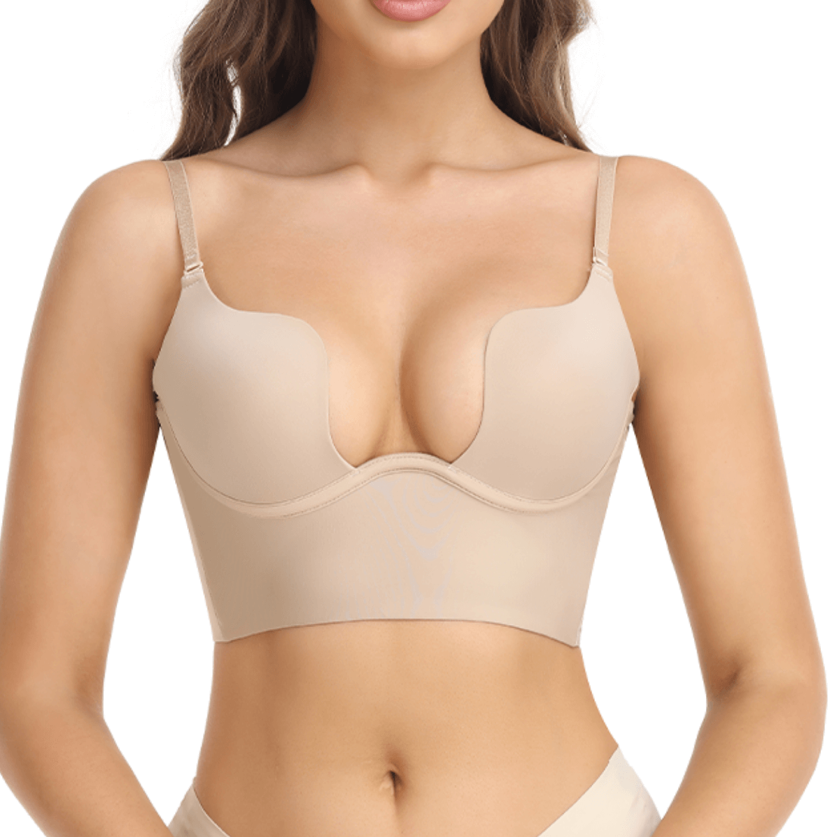 sutia decote profundo, sutia push up, sutia decote costas, sutia para usar com vestido de festa, sutia invisivel, baliloves
