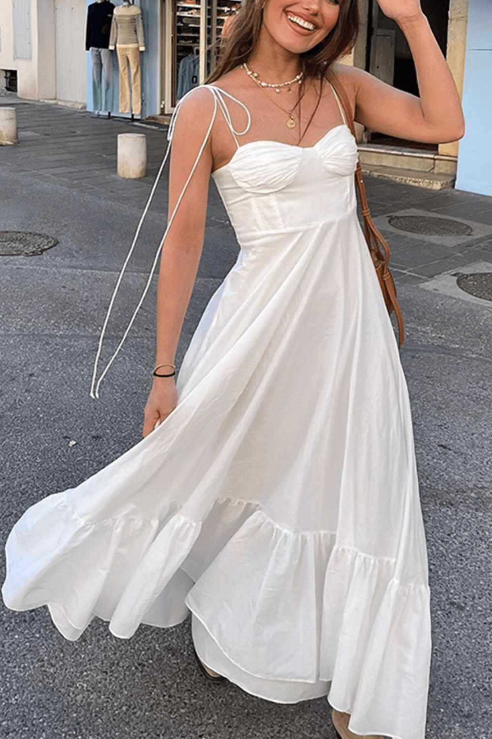vestido classico, vestido longo, vestido branco, vestido longo branco, vestido branco, vestido reveillon, vestido logo soltinho, vestido soltinho,vestido baliloves