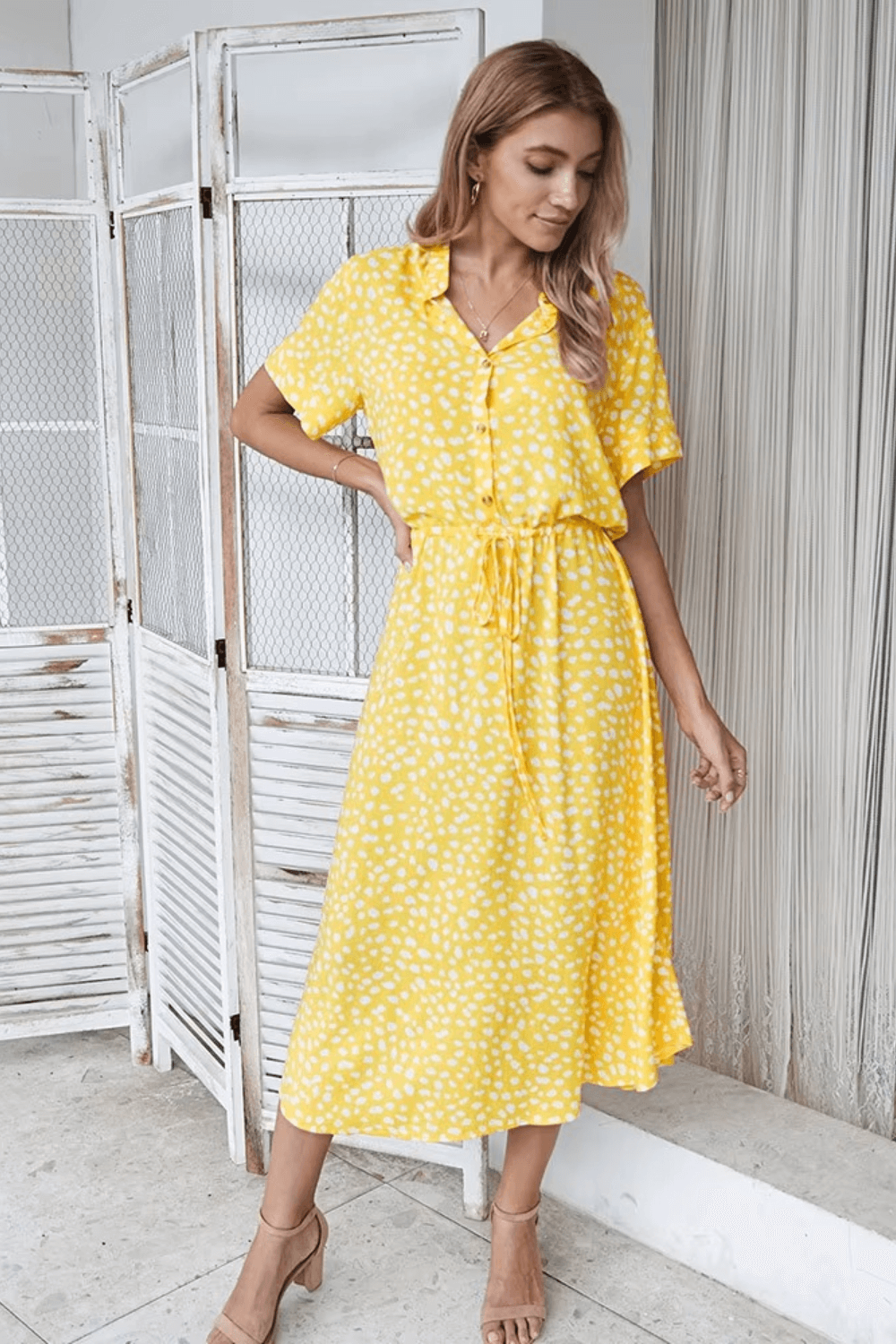 vestido midi, vestido floral, vestido boho, vestido com babado, vestido blogueira, vestido amarracao, vestidos, vestido com fenda, vestido praia, vestido soltinho