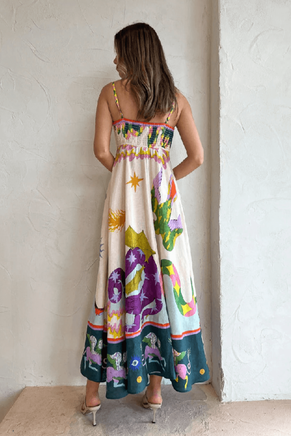 vestido longo, vestido longo floral, vestidos longos, vestidos com elastico, vestido solto, vestido longo evase