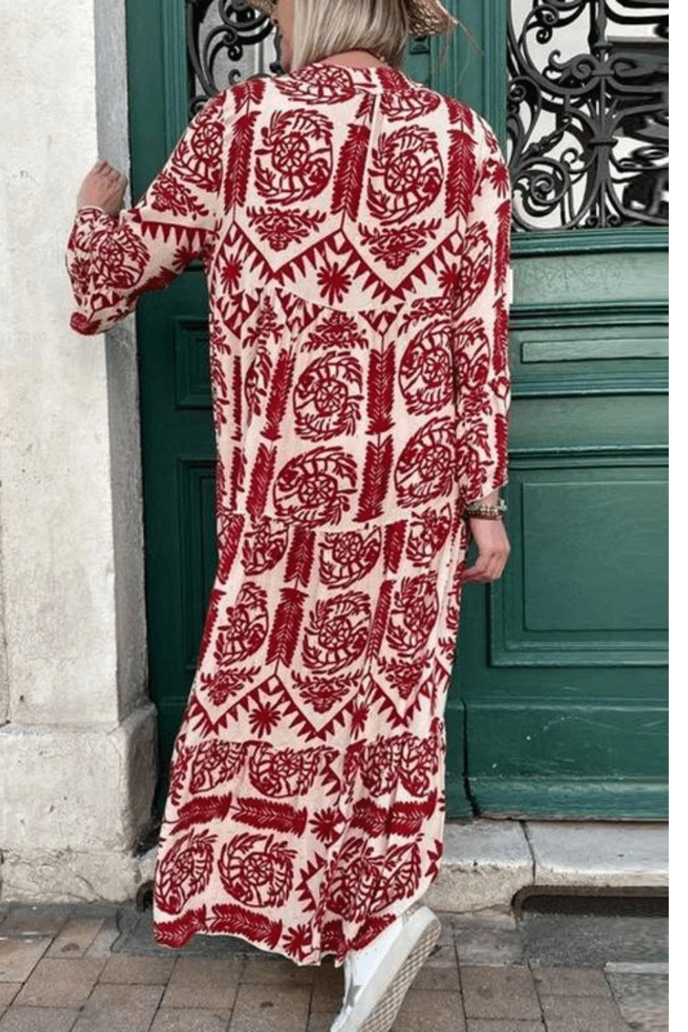 vestido longo, vestido estampado, vestido estampa geometrica, vestido soltinho, vestido com manga, vestido soltinho, vestido solto longo, vestido longo casual, vestido longo solto, vestido longo confortavel, vestido longo floral, vestido longo maxo, vestido maxi, vestido maxi floral, vestido, longo com babado, baliloves