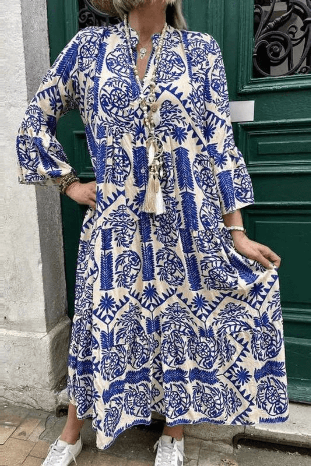 vestido longo, vestido estampado, vestido estampa geometrica, vestido soltinho, vestido com manga, vestido soltinho, vestido solto longo, vestido longo casual, vestido longo solto, vestido longo confortavel, vestido longo floral, vestido longo maxo, vestido maxi, vestido maxi floral, vestido, longo com babado, baliloves
