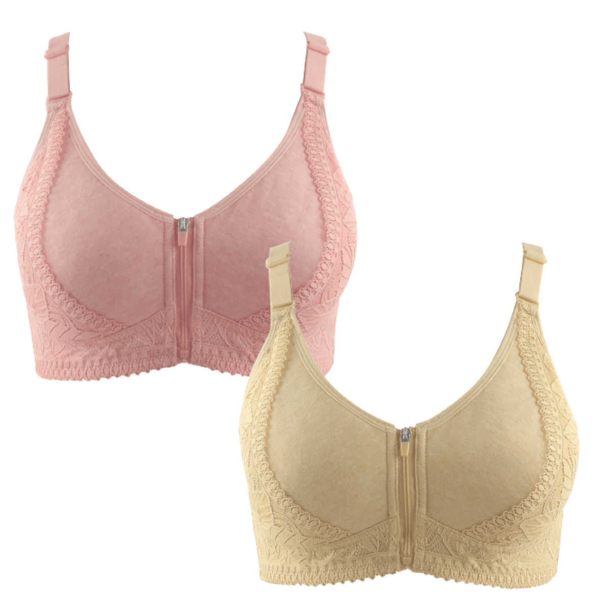 Sutiã de Renda e Algodão Plus Size - Soft Conforto