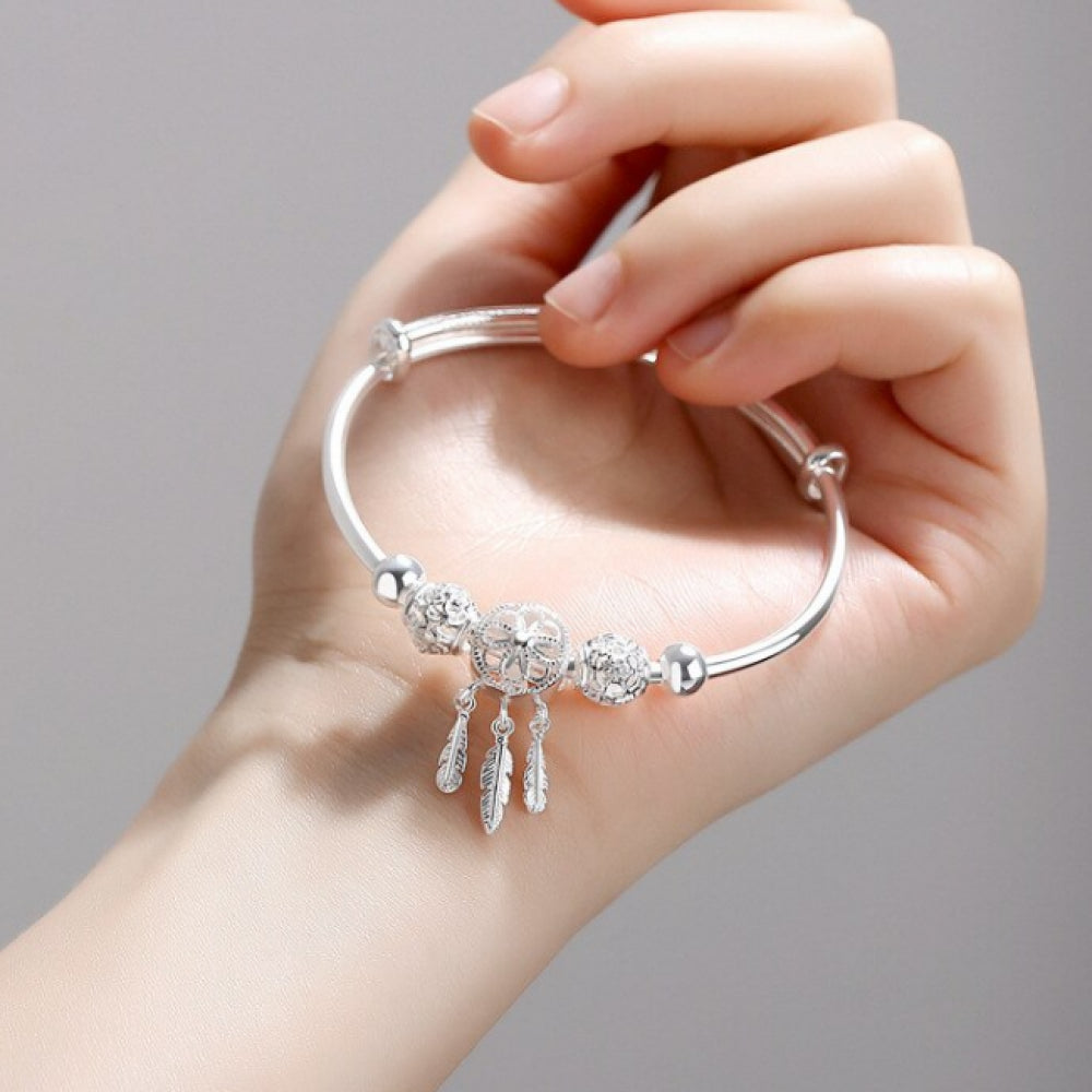 Bracelete Feminino Prata 925 - Filtro dos Sonhos