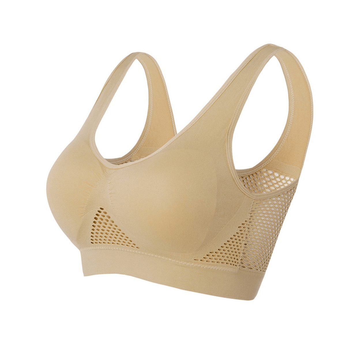 Sutiã sem Costura Plus Size bege, Sutiã sem Costura Plus Size, Sutiã sem Costura Plus Size, sutia plus size, sutia sem costura, baliloves, sutias, sutia idosa, sutia confortavel, sutia sustentacao