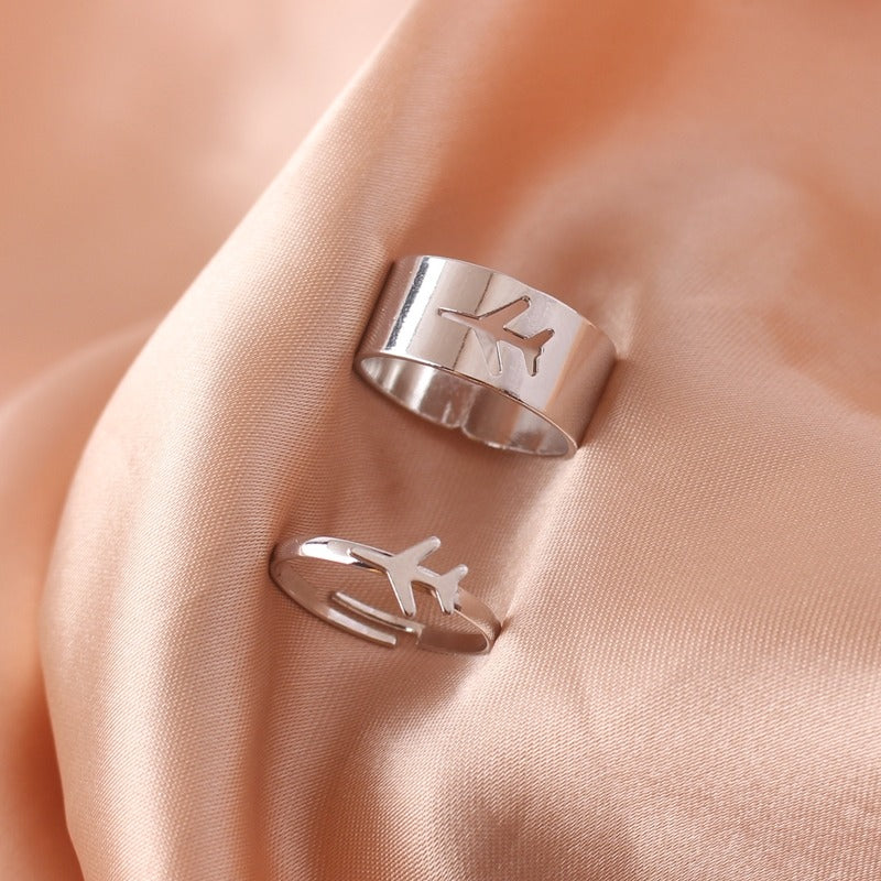 anel feminino prata