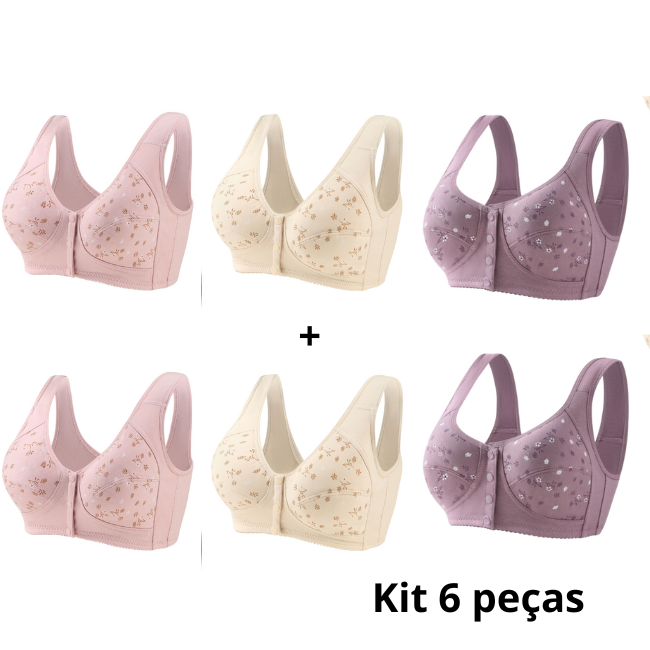 Kit Sutiã de Algodão - Soft Plus