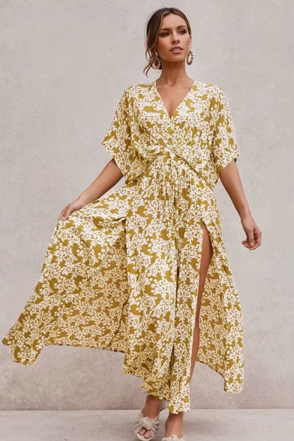vestido longo, vestido longo floral, vestidos longos, vestidos com elastico, vestido solto, vestido longo evase, vestido floral, vestido acinturado, vestido elegante, vestido longo fresco, vestido longo