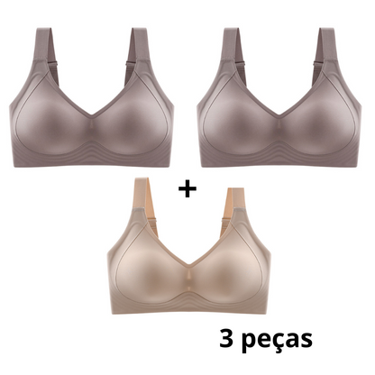 Sutiã Conforto Premium de Alta Sustentação - MaxPlus Kit