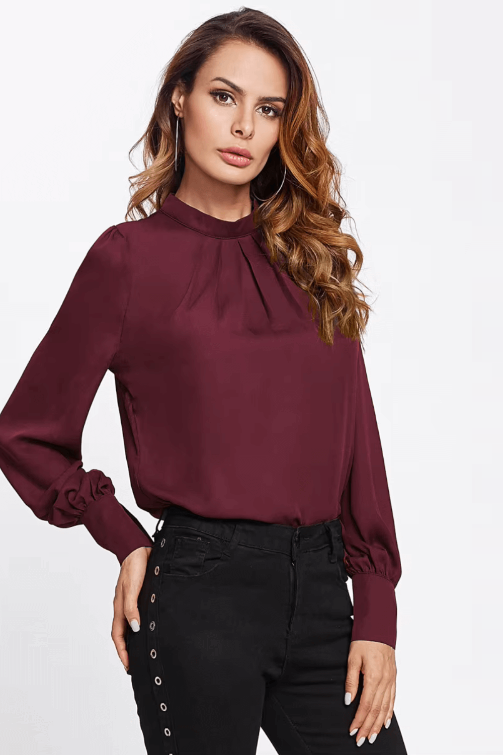Blusa Feminina Gola Alta - Iza