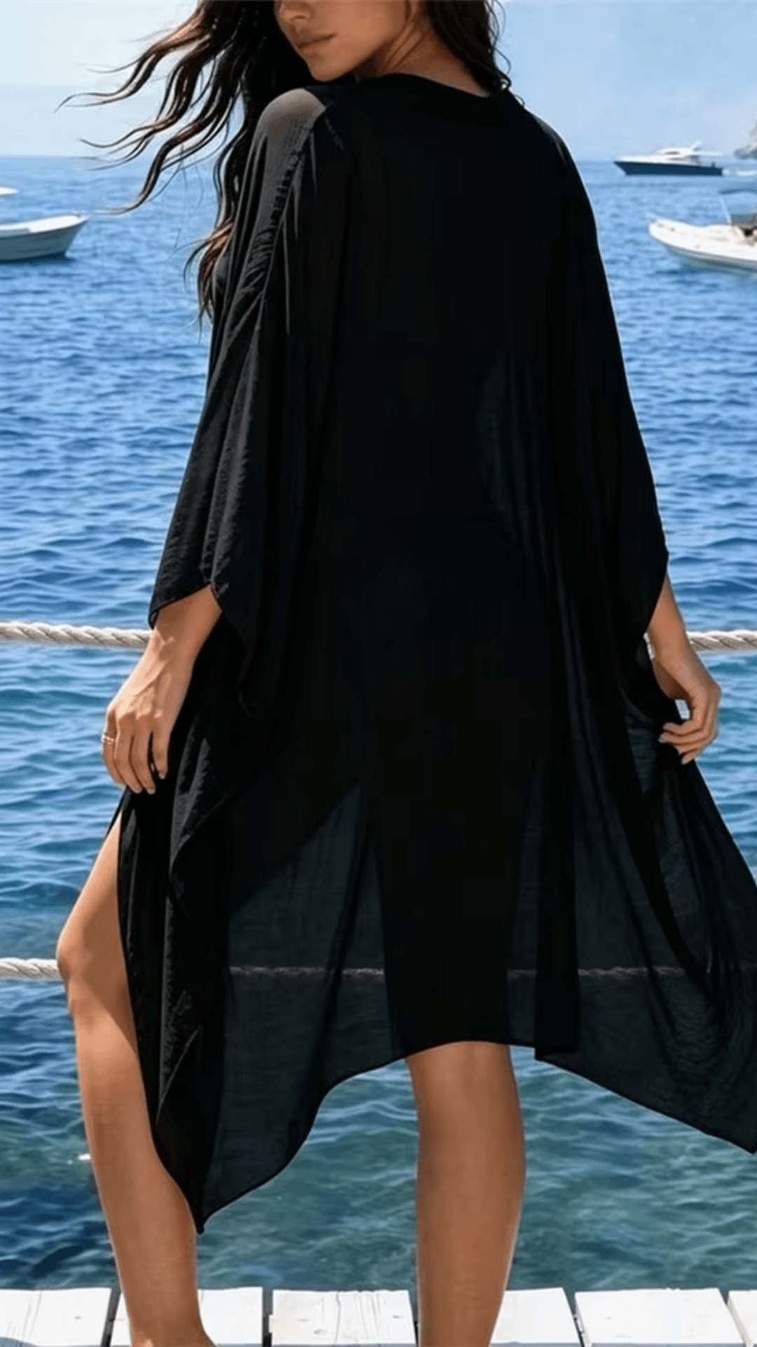saída de praia chamise, chemise praia, saida de praia, saida de praia elegante, saida de praia longa, chemise, chemise de praia, chemise branca, chemise preta