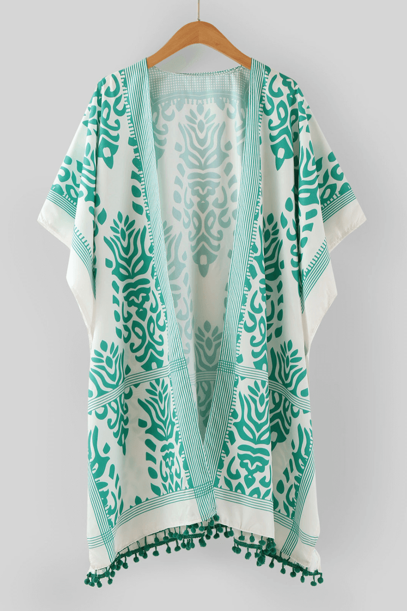Kimono feminino franja hot sale