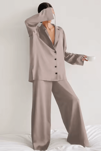 Pijama Feminino de Cetim LINAD