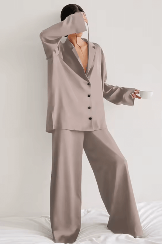 Pijama Feminino de Cetim LINAD
