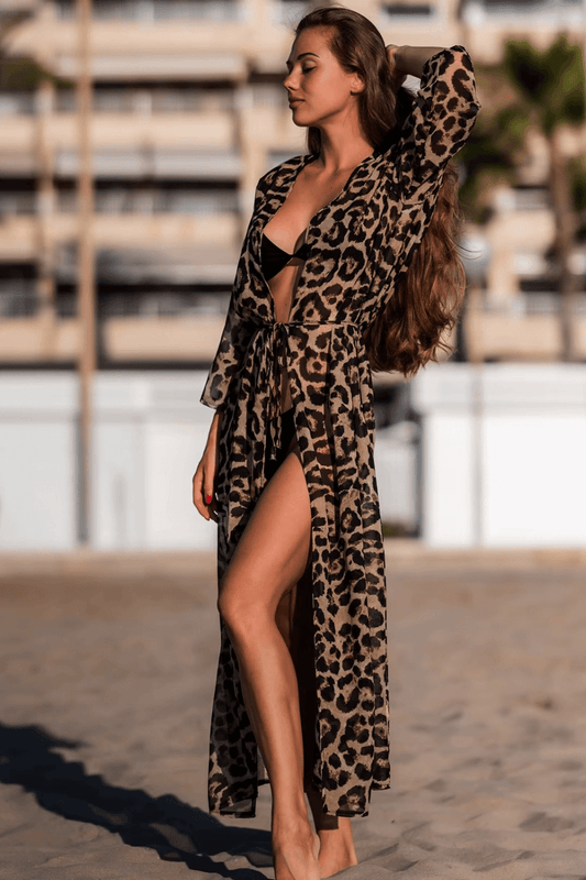 saida de praia longa, saida de praia animal print, saida de praia onça, saida de praia longa leopardo, saida de praia elegante, saida de praia 