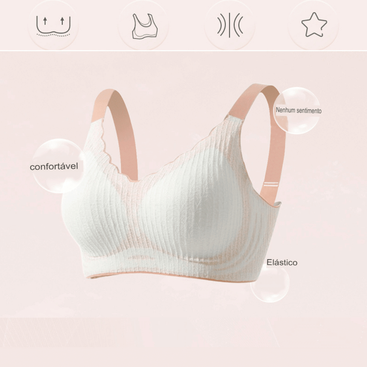 sutia push up, sutia modelador, sutia sem costura, sutia confortavel, sutia baliloves, sutias