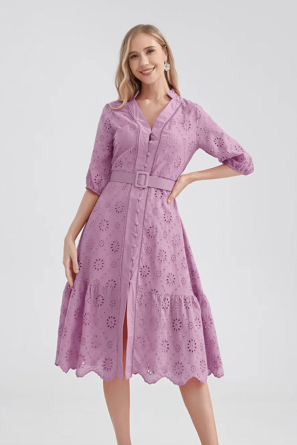 Vestido Laise Midi - Laura
