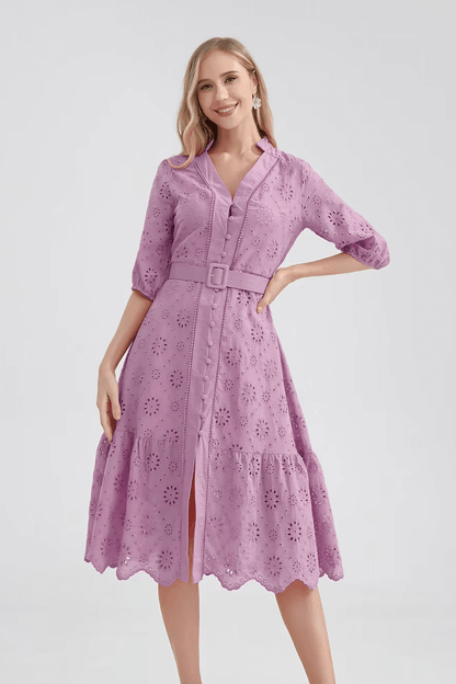 Vestido Laise Midi - Laura