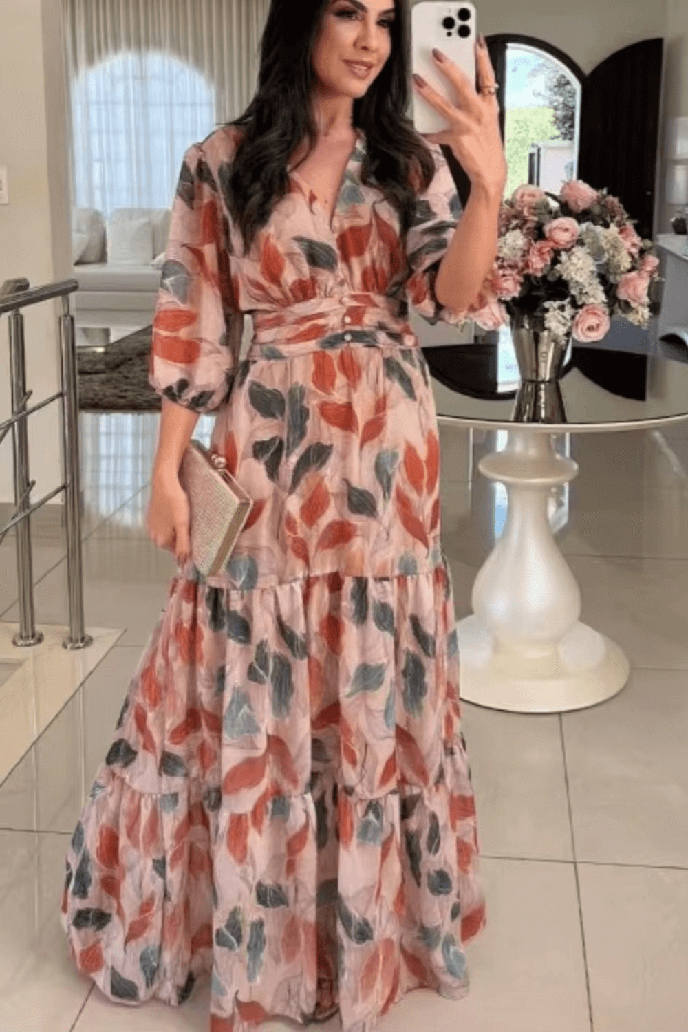 vestido longo casual, vestido longo, vestido com manga, vestido laranja, vestido longo preto, vestido, inverno, vestido manga longa, vestido malha, vestido elegante, vestido maxi, vestido de inverno, vestido longo malha