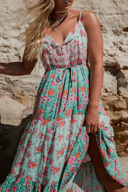 vestido longo, vestido longo floral, vestidos longos, vestidos com elastico, vestido solto, vestido longo evase, vestido floral, vestido acinturado, vestido elegante, vestido longo fresco, vestido longo