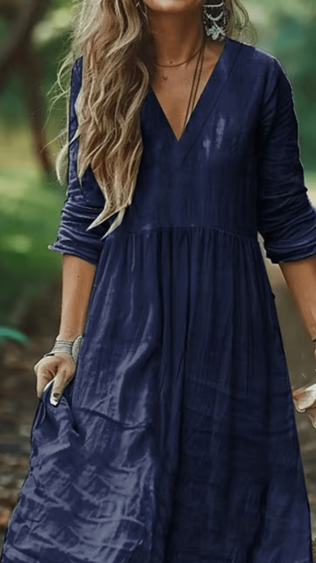 Vestido longo de inverno, vestido manga longa, vestido lingo , vestido longo soltinho, vestido longo manga longa, vestido boemio inverno, vestido boho, vestido solto, vestido babado inverno, baliloves