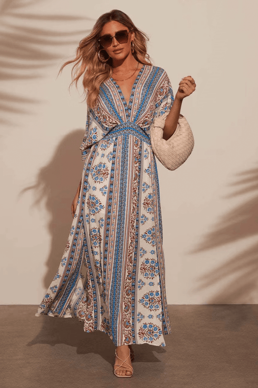 vestido longo, vestido longo floral, vestidos longos, vestidos com elastico, vestido solto, vestido longo evase, vestido floral, vestido acinturado, vestido elegante, vestido longo fresco, vestido longo
