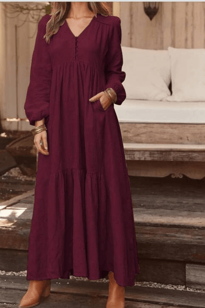 Vestido longo de inverno, vestido manga longa, vestido lingo , vestido longo soltinho, vestido longo manga longa, vestido boemio inverno, vestido boho, vestido solto, vestido babado inverno, baliloves