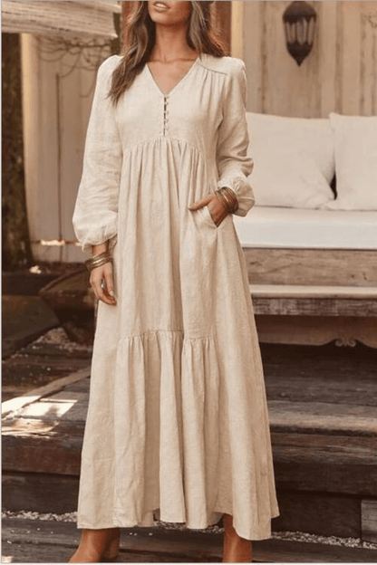 Vestido longo de inverno, vestido manga longa, vestido lingo , vestido longo soltinho, vestido longo manga longa, vestido boemio inverno, vestido boho, vestido solto, vestido babado inverno, baliloves