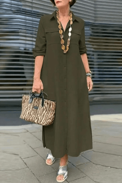 Vestido de Inverno Longo - Senhora Senhorita