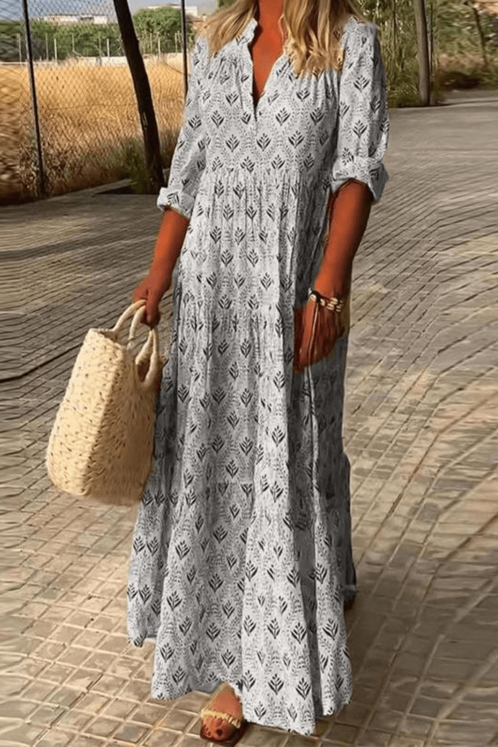 vestido longo, vestido estampado, vestido estampa geometrica, vestido soltinho, vestido com manga, vestido soltinho, vestido solto longo, vestido longo casual, vestido longo solto, vestido longo confortavel, vestido longo floral, vestido longo maxo, vestido maxi, vestido maxi floral, vestido, longo com babado, baliloves, vestido inverno, vestido elegante