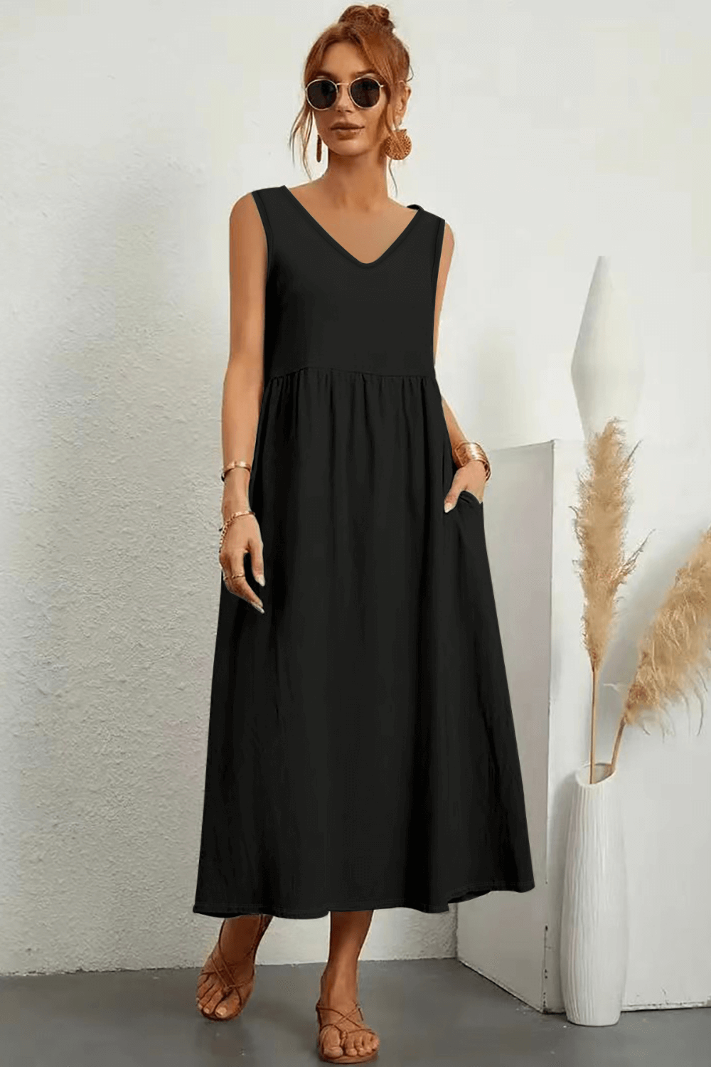 vestido soltinho, vestido midi, vestido isenhora, vestido folgadinho, vestido com bolso, vestido vintage, vestido classico., vestidos baliloves
