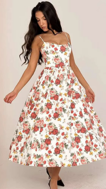 Vestido Midi Floral Helena