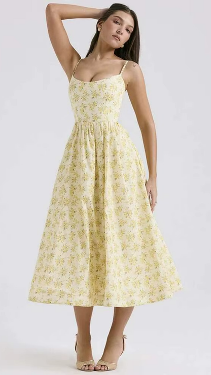 Vestido Midi Floral Helena