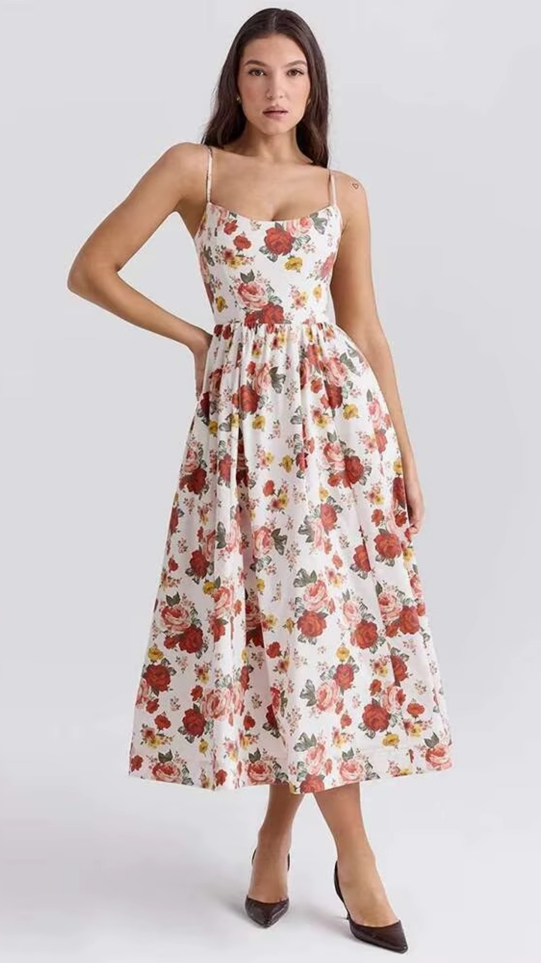 Vestido Midi Floral Helena