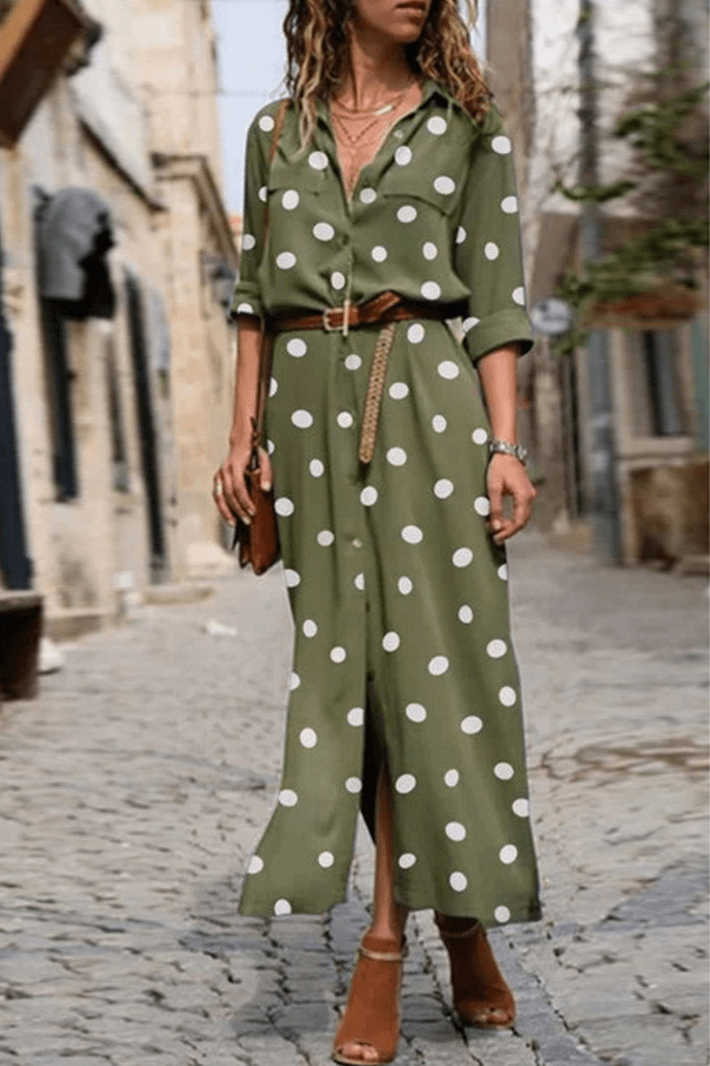vestido midi, vestido poa, vestido boho, vestido com babado, vestido blogueira, vestido amarracao, vestidos, vestido com fenda, vestido praia, vestido soltinho, vestido estampoa poa, vestido de poa, vestido outono