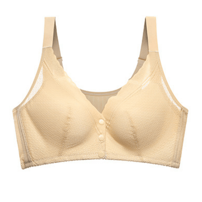 Sutiã de Renda com Fechamento Frontal amarelo