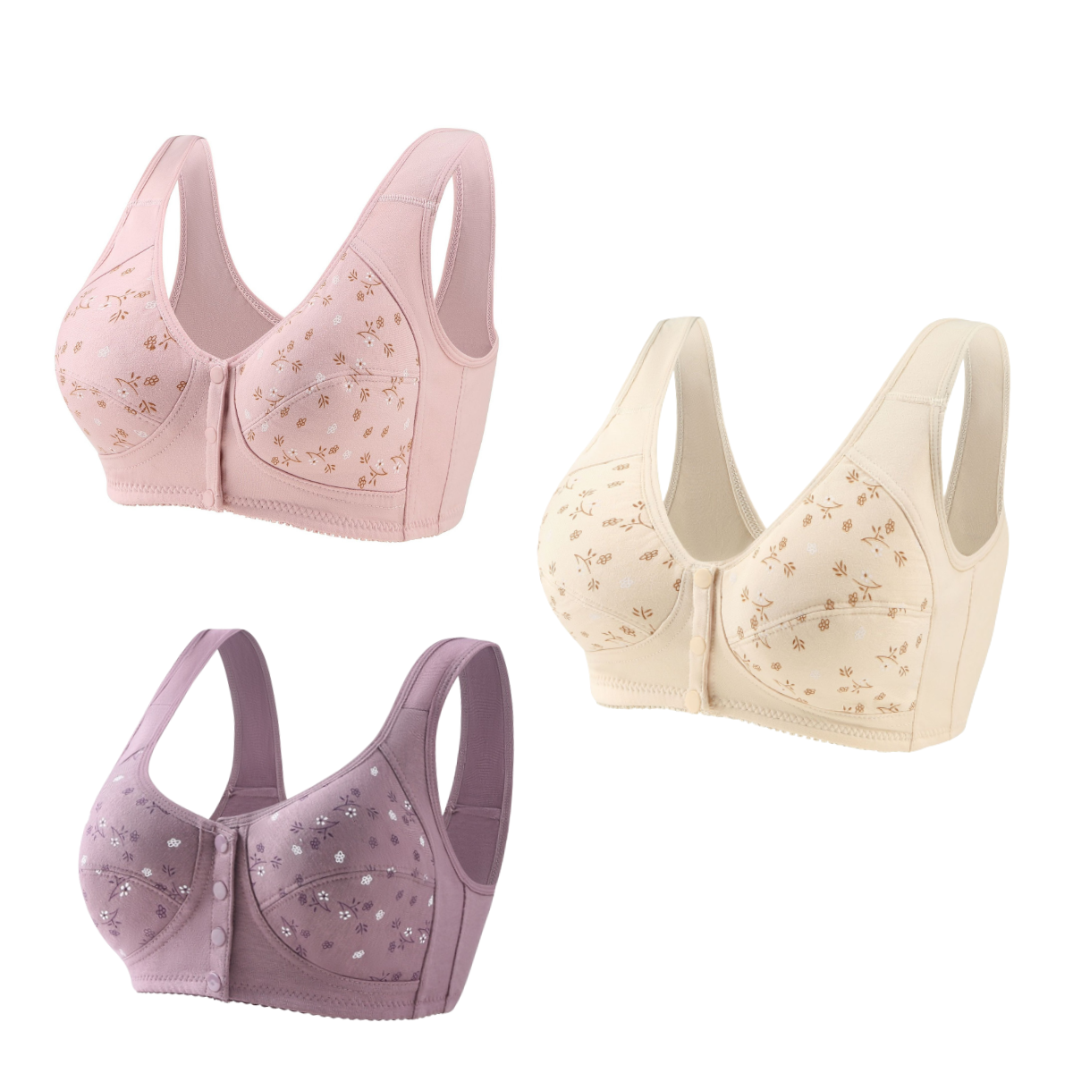 Kit Sutiã de Algodão - Soft Plus