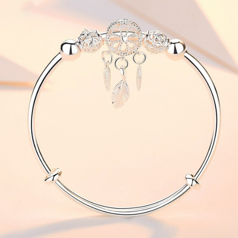 Bracelete Feminino Prata 925 - Filtro dos Sonhos