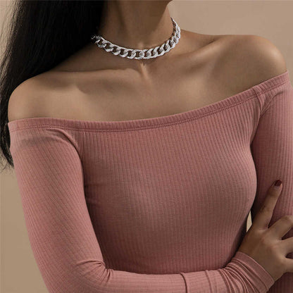 corrente feminina, gargantilha feminina, corrente feminina grossa
